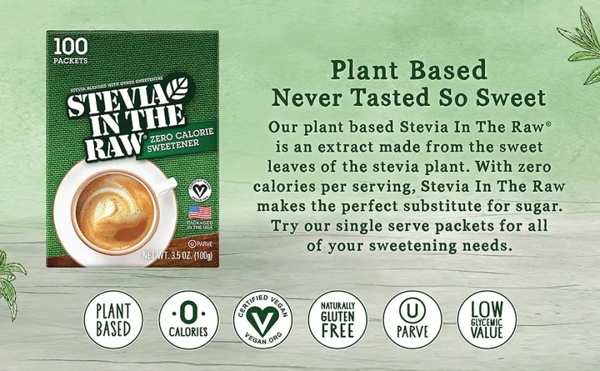 Stevia In the Raw Packets 3.5 oz (100 ct) - Stevia In The Raw