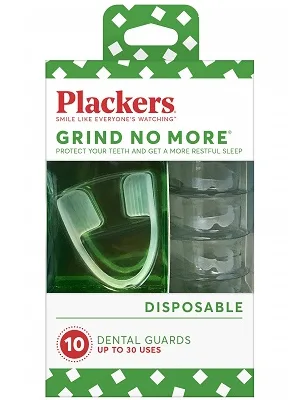 Plackers Grind No More Dental Night Guard for Teeth Grinding Blue 10 Count - product information 2