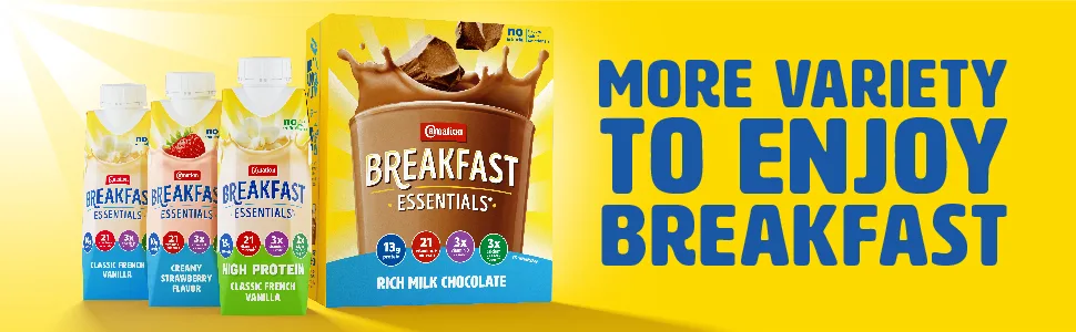 Carnation Breakfast Essentials Powder Drink Mix Rich Milk Chocolate 22 Count Box of Packets (Packaging May Vary) - Carnation Breakfast Essentials