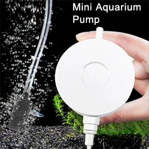 Aquarium air pump super quiet air pump 35 dB soarfly quiet oxygen pump with check valve aquarium pump oxygen pump mini with accessories white 1 W - Luftpumpe
