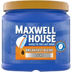 Maxwell House Breakfast Blend Light Roast Ground Coffee (25.6 oz Canister) - image
