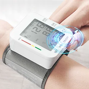 MMIZOO Blood Pressure Monitor Large LCD Display & Adjustable Wrist Cuff 5.31-7.68 inch Automatic 90x2 Reading Memory for Home Use (CK-102S) - product information 4