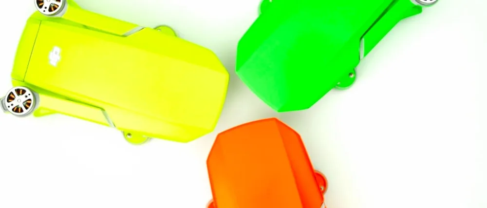 WRAPGRADE Skin Compatible with Mavic 3 / Mavic 3 Classic | Accent Color (Black Bumpy CAMO) - neon colors