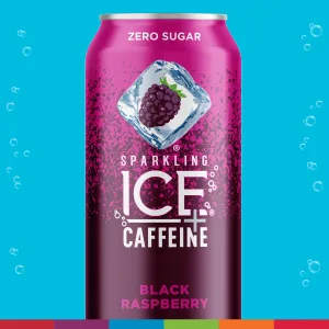 Sparkling Ice +Caffeine Black Raspberry Sparkling Water with Antioxidants and Vitamins Zero Sugar 16 fl oz Cans (Pack of 12) - unspecified