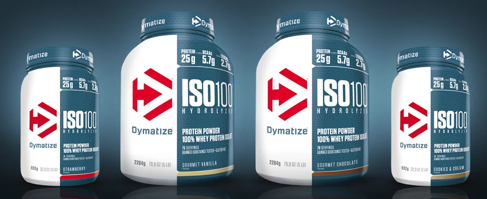 Dymatize ISO 100 Hydrolyzed Birthday Cake 932g - Whey Protein Hydrolysate + Isolate Powder - Dymatize
