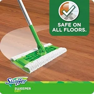 Swiffer Sweeper Dry Mop Refills for Floor Mopping and Cleaning All Purpose Floor Cleaning Product Unscented 52 Count (Packaging May Vary) - swiffer sweepers
