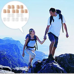 20 pieces toe caps protector silicone small toe protector toe pads reduce friction (skin color white) - Zehenkappen Zehenschutz