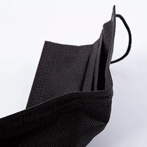 Black Disposable Face Mask 50 Pcs Black Face Masks 3 Ply Protection Masks - Adjustable nose clip