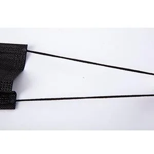Black Disposable Face Mask 50 Pcs Black Face Masks 3 Ply Protection Masks - Super elastic earloops