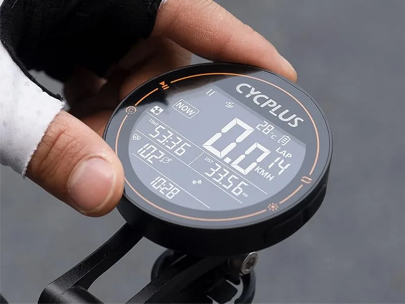 CycPlus bicycle computer GPS bicycle axis wireless waterproof IPX6 bike computer Ant+ wireless wheel computer racing bike bluetooth 5.0 and mileage compatible with strava black - product information 8