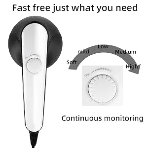 Electrical anti-cellulite massager 7-in-1 with 7 interchangeable heads portable and versatile invigorating and streamlining against cellulite and fat on buttocks and legs - product information 5