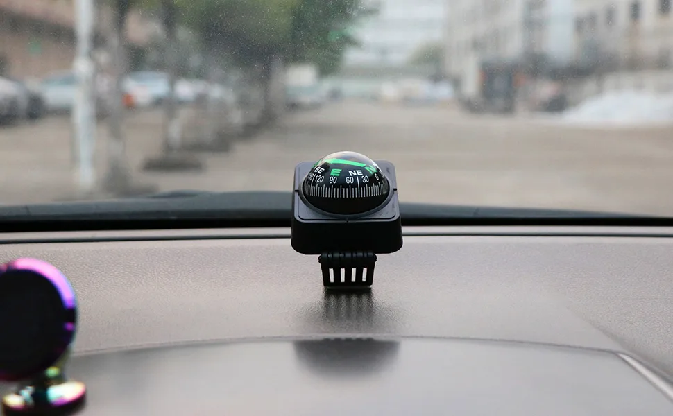Auto compass boat compass Vehicle compass autocompass universal compass for cars mini compass pocket compass survival compass car compass professional compass portable pocket compass 2 pieces - product information 19