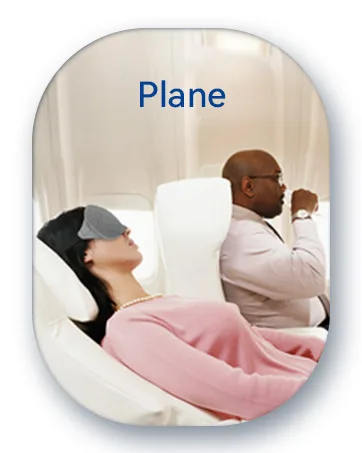 Mavogel Cotton Sleep Mask - Updated Design Light Blocking Sleep Eye Mask Soft and Comfortable Night Sleeping Mask for Men Women Eye Blinder for Travel/Sleeping Includes Travel Pouch Black - Eye Mask for Sleeping on Plane