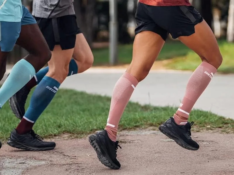 CEP - The Run Compression Calf Sleeves for men |Stulps for the legs |Compression pulp men for effective muscle activation of the Wade M white - Calf Sleeves