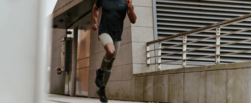 CEP - The Run Compression Calf Sleeves for men |Stulps for the legs |Compression pulp men for effective muscle activation of the Wade M white - Calf Sleeves