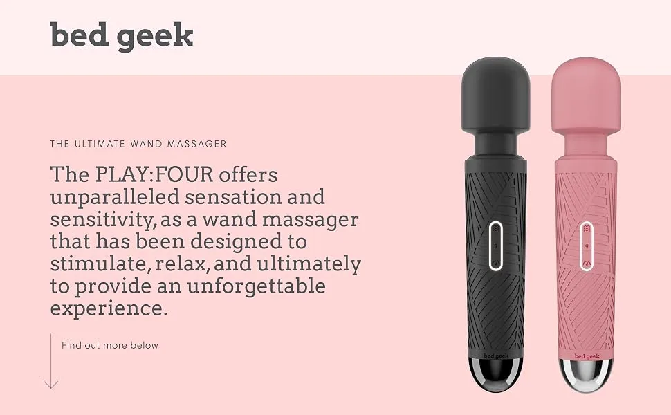 Handheld wireless electro bed geek wall massage device with memory function massage skin soft silicone 12 pattern low medium and high power black - Massagestab