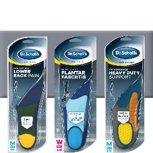 Dr. Scholl's Heavy Duty Support Pain Relief Orthotics Designed for Men over 200lbs with Technology to Distribute Weight and Absorb Shock with Every Step (for Men's 8-14) - Pain Relief