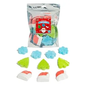 ABEEC 10 bombs - bombs gift set for children - sorted bombs set made of Santa Claus hat snowflake and Christmas tree bombing shapes - product information 25