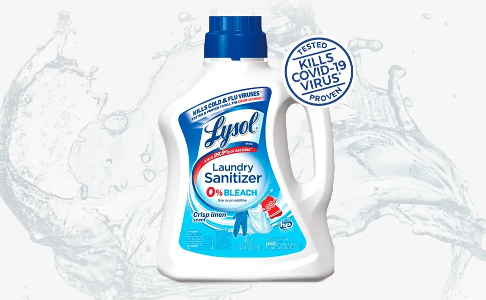 Lysol Laundry Sanitizer Additive Crisp Linen 90oz Packaging May Vary - LLS Crisp Linen 90oz