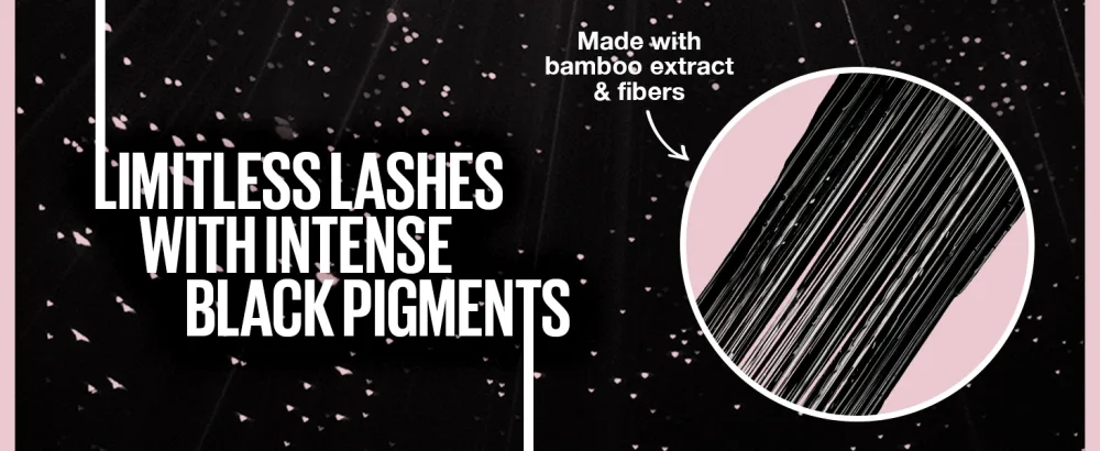 Maybelline New York Sky High Washable Mascara Makeup Volumizing Buildable Lengthening Defining Curling Multiplying Eye Makeup Cosmic Black 0.24 Fl Oz - limitless lashes with intense black pigments - made with bamboo extract & fibers