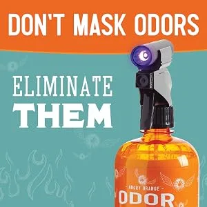 ANGRY ORANGE Pet Odor Eliminator for Strong Odor - Citrus Deodorizer for Dog or Cat Urine Smells on Carpet Furniture & Floors - Puppy Supplies - angry orange