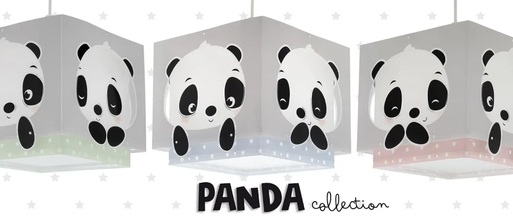 Dalber children's wall lamp children's lamp wall light children's room clouds animals panda bear panda pink 63169S E27 - Kinderlampen Panda