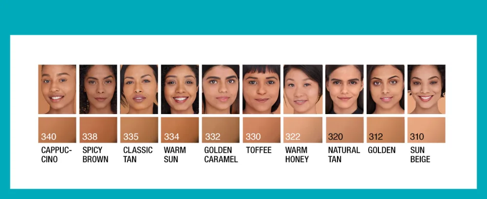 Maybelline Fit Me Matte + Poreless Liquid Foundation Makeup Fair Porcelain 1 fl; oz; Oil-Free Foundation - foundation for medium skin, beige skin, matte finish foundation, foundation for oily skin