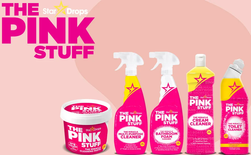 Stardrops - The Pink Stuff - The Miracle All Purpose Cleaning Paste - product information 1
