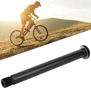 Drfeify Pin Axis Bicycle Alu |L: 155mm |TL: 9mm |TP: M14x1.5 |Light black bicycle front fork for a quick-wing bicycle fork assembly for FOX SC32 34 36 series - Dilwe