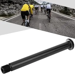 Drfeify Pin Axis Bicycle Alu |L: 155mm |TL: 9mm |TP: M14x1.5 |Light black bicycle front fork for a quick-wing bicycle fork assembly for FOX SC32 34 36 series - Dilwe