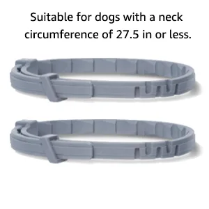 ShengKou Flea and Tick Collar for Dog Made with Natural Plant Based Essential Oil Fits Large Dog - 2 Packs - large dog flea collar