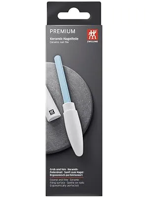 ZWILLING Ceramic Nail File Double-Sided Premium Nail Care for Manicure and Pedicure Premium White White - 2021 - image