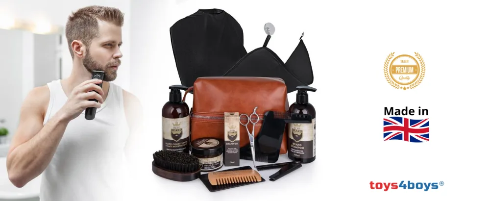 Bart care set for men Beard Growth Kit Beard Oil Bear Balm In Bart Set Bart Set Care Products Set Set For Men Care Beard Kit With Bart Balsam Bart l BartShampoo 300ml Bart Set - Das Bartpflege Set