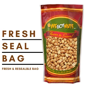 We Got Nuts Peanuts Dry Roasted Unsalted Blanched - 5 Lbs - fresh seal bag