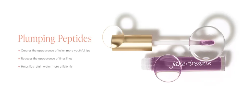 jane iredale HydroPure Hyaluronic Lip Gloss - Summer Peach - 0.16 Ounces - PLUMPING PEPTIDES  Formulated with Palmitoyl Tripeptide-1