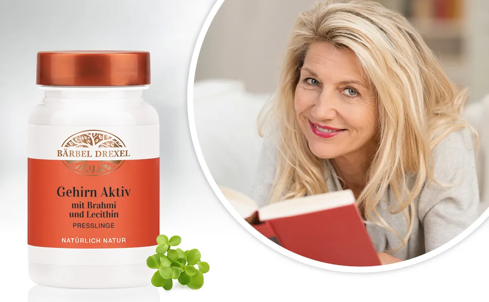 B rbel Drexel brain Active tablets with Brahmi and Lecithin (90 STK) 100% vegan production germany ayurveda brahmi powder concentration & memory strengthen - Bärbel Drexel Gehirn Aktiv mit Brahmi und Lecithin Presslinge