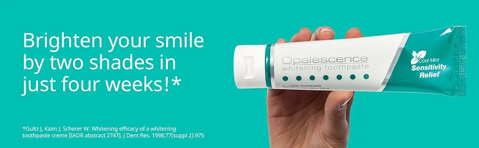 Opalescence Whitening Toothpaste for Sensitive Teeth - Oral Care Mint - 4.7 OZ - Ultradent