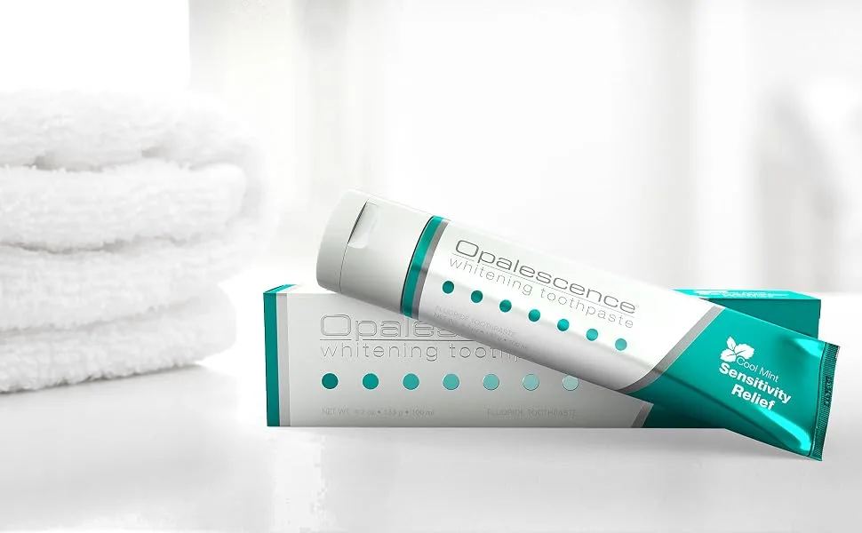 Opalescence Whitening Toothpaste for Sensitive Teeth - Oral Care Mint - 4.7 OZ - Ultradent