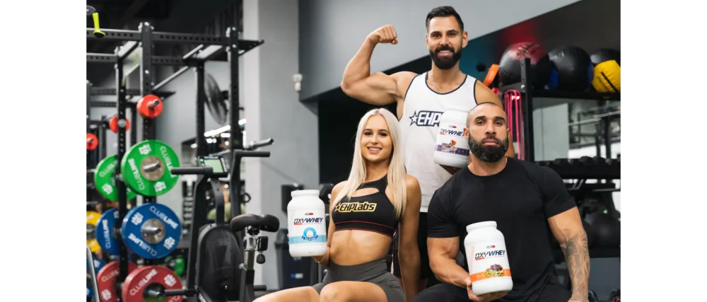 EHP Labs OxyWhey Lean Whey Protein - Delicious Chocolate -  27 Servings - ehplabs