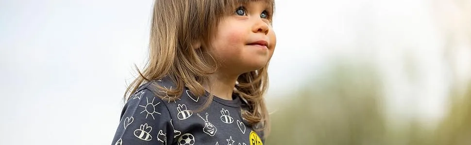 Borussia Dortmund BVB pacifier band - BVB Baby EMMA T-Shirt, Print