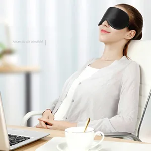 Silk sleeping masks and blindfold super -glatted eye mask for sleeping with adjustable straps suitable for travel nap night sleep (black) 1#black - product information 16