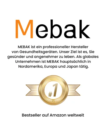Mebak 3 massage head - Mebak Massagepistole Massage Gun Muskel Massagegerät Elektrisches Handmassagegerät Faszien