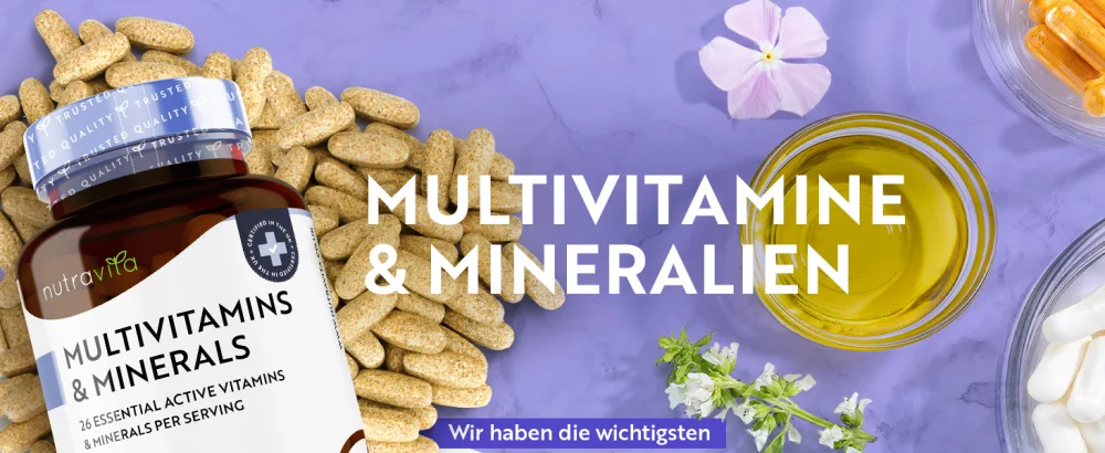 Multivitamin & minerals - 365 high -dose tablets with bioactive forms and premium raw materials - independent of laboratory tests - vegan multivitamin tablets with 26 active vitamins tasteless - Multivitamine & Mineralien