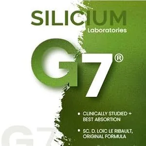G7 original.Improved formula.Vegan's liquid silicon supplements that support collagen production.1 liter - 1000 ml. - product information 21