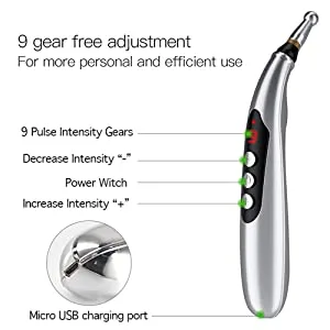 Electronic acupuncture pen acupuncture without a needle acupuncture point detector for automatic search for acupuncture points for relief and pain muscle relaxation 9b11331 - product information 10