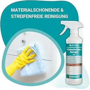 HOTREGA kitchen front cleaner matt 500 ml kitchen cleaner degreaser streak-free (500ml) - Küchenfronten Reiniger matt