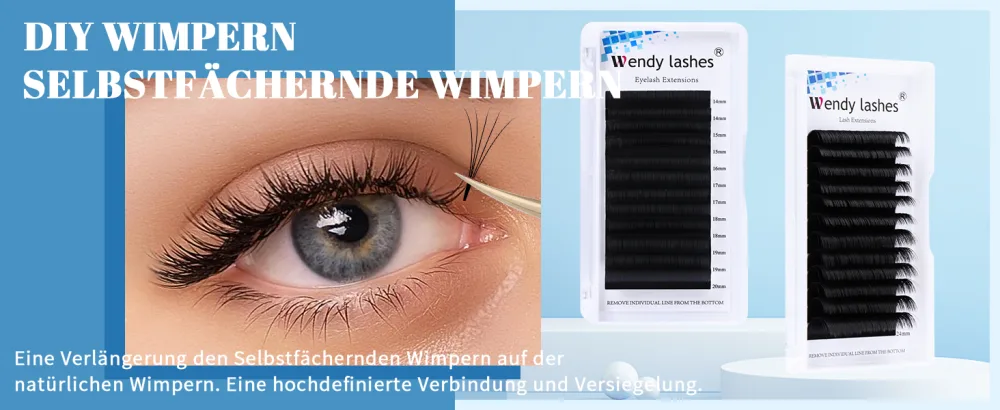 Self-fleing eyelashes 0.05 strength 8-14mm Easy fan lashes for volume technology eyelash extensions d curl volume eyelashes Self-fleed eyelashes for volume technology (0.05-d-mix8-14) MIX (8-14) 0.05mm-D - product information 19