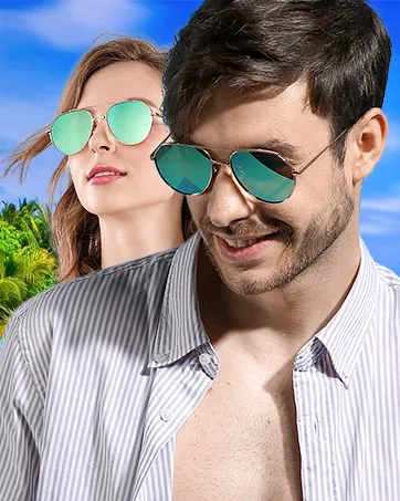 PRiSMA sunglasses MAiLAND - Sunblocker glasses - SunProtect Blue - INTUITION 09 Sunprotect Blue Intuition - PRiSMA SunProtect - Grün