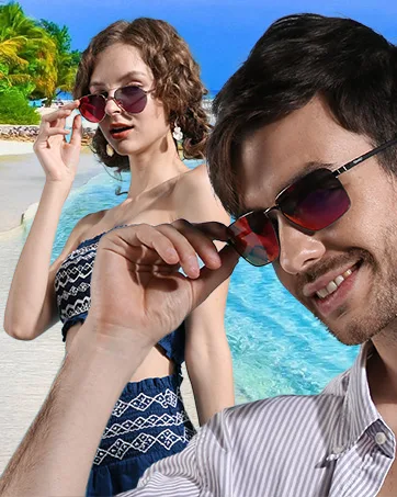 PRiSMA sunglasses MAiLAND - Sunblocker glasses - SunProtect Blue - INTUITION 09 Sunprotect Blue Intuition - PRiSMA TenderSun - Rot