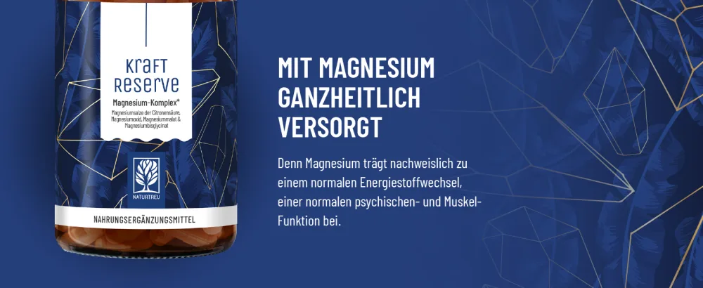 Magnesium complex high dose - complex with: magnesium citrate bisglycinate magnesium malate and magnesium oxide - vegan - 180 capsules - Kraftreserve Energiestoffwechsel , Muskelfunktion Slider 4